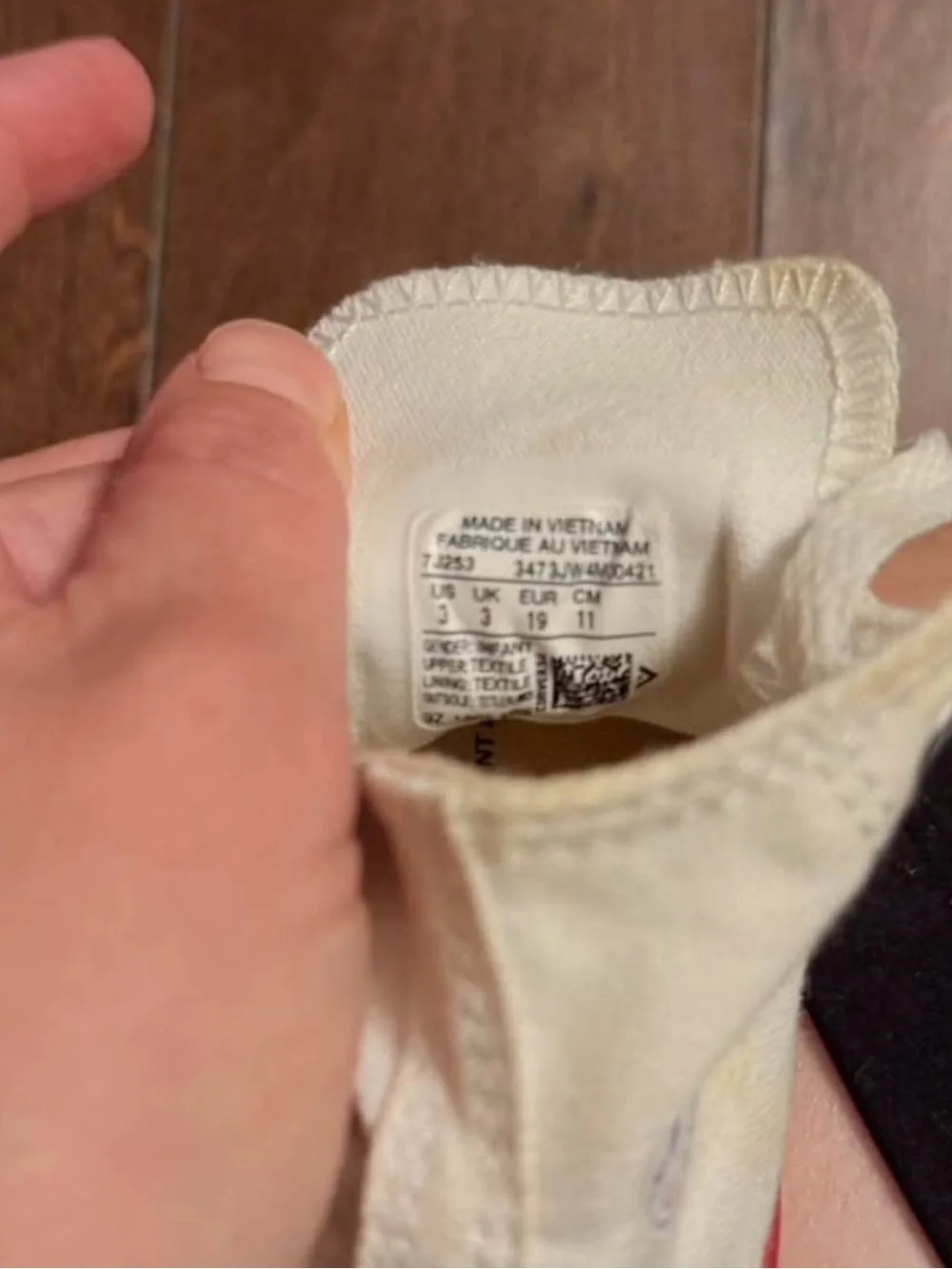 Converse Baby White High-Top Sneakers